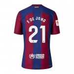 Nogometni Dresovi FC Barcelona Frenkie de Jong 21 Domaći 2023-24 Kratkih Rukava